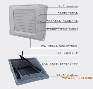 环保空调专用风口选择指南 LP单联侧塑料风咀配件解析